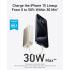 Anker Nano Power Bank, 10,000mAh Portable Charger with Built-In USB-C Cable, 30W Max Output, for iPhone 16/15 Series, MacBook, AirPods, and More - Shell White